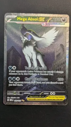 Mega Absol ex 180/132 Special Illustration Rare Pokemon Mega Evolution - Image 1