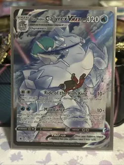 Ice Rider Calyrex VMAX #TG15 Full Art NM Ultra Rare Pokemon Astral Radiance TCG - Image 1
