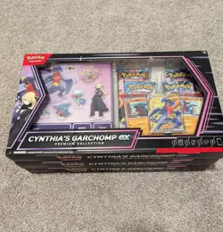 (3x) Pokemon TCG - Destined Rivals Cynthia's Garchomp ex Premium Collection NEW - Image 2