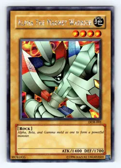 Yugioh Alpha the Magnet Warrior DOR-001 Secret Rare - VLP-NM 💎 - Image 1