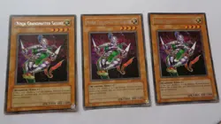 Playset: x3 Ninja Grandmaster Sasuke SOD-EN019 (Rare, Unlimited, Lightly Played) - Image 1
