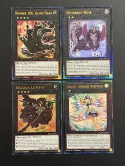 2025 YUGIOH RA04 ULTIMATE RARE GAGAGA COWBOY NM BONUS SET - Image 1