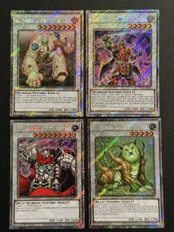2024 YUGIOH RA03 PLATINUM SECRET RARE NATURIA BEAST NM BONUS SET - Image 1