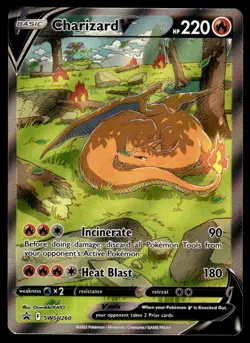 Pokemon TCG SWSH: Sword & Shield Promo Cards #SWSH260 Charizard V - Image 1