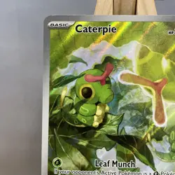 Pokemon 151 English Caterpie IR 172/165 Sv: Scarlet & Violet 151 Card - Image 2