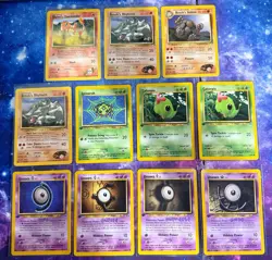 11x Pokemon Card Lot Vintage 1st Edition - Image 1