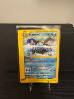 BLASTOISE 37/165 Expedition Base Set - Non Holo Rare Pokemon Card TCG Vintage - Image 1