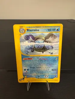 BLASTOISE 37/165 Expedition Base Set - Non Holo Rare Pokemon Card TCG Vintage - Image 2