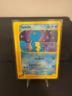 Pokemon Squirtle TCG Expedition Base Set Card 132/165 - Image 1