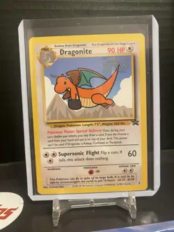 Pokemon TCG Dragonite #5 Black Star Promo WB the First Movie Stamped Card LP/MP - Image 1