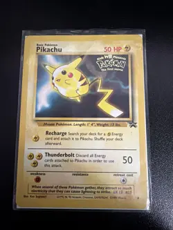 Pokemon Pikachu Promo Rare Card - WoTC Promo - Kids WB Pokemon The First Movie!! - Image 1