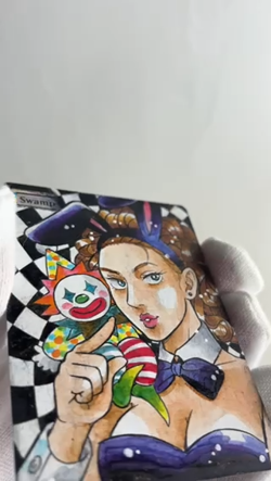 Hand Painted Altered MTG Card,Anime Girl,waifu [Excellent]FromJapan #s4 swamp - Image 2