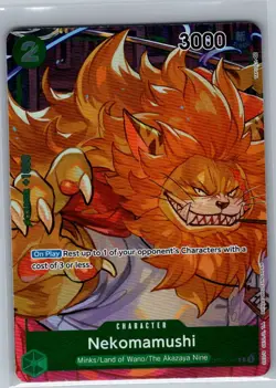 Nekomamushi Alt Art Box Topper OP01-048 Romance Dawn - One Piece Card Game - NM - Image 1