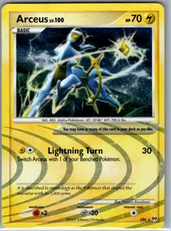 Arceus AR6 Holo Arceus - Pokemon Card - LP - Image 1