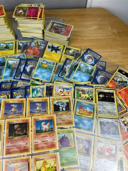 Pokemon TCG Card Lot 1400+ Unsorted Cards Holos Vintage - Image 3