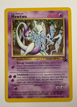Mewtwo 12/53 Wotc Promo Pokemon Card - Image 1