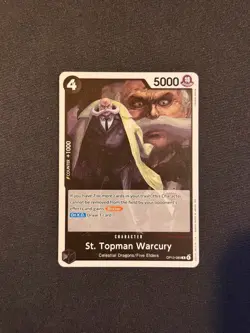 St. Topman Warcury OP13-089 Foil Rare Carrying On His Will One Piece Card Game - Image 1