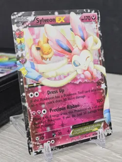 Pokemon Card TCG Sylveon EX RC21/RC32 Generations Ultra Rare Holo Card 2016 NM - Image 1