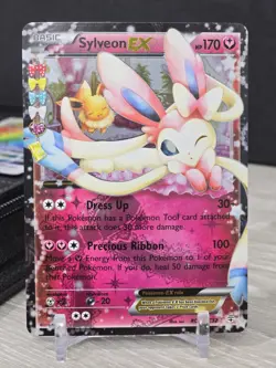 Pokemon Card TCG Sylveon EX RC21/RC32 Generations Ultra Rare Holo Card 2016 NM - Image 3