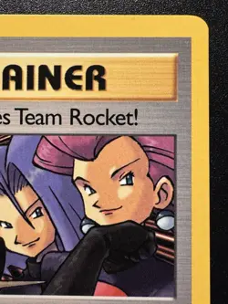 1st Edition Here Comes Team Rocket 71/82 Team Rocket Pokemon Card Rare Near Mint - Image 4