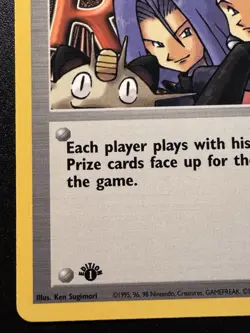 1st Edition Here Comes Team Rocket 71/82 Team Rocket Pokemon Card Rare Near Mint - Image 5