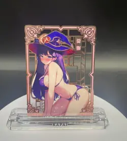 One Piece Waifu Collection Metal Gold MONA Sexy Waifu Card - Image 1