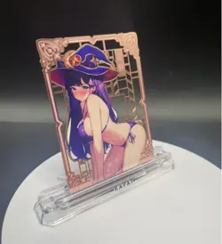 One Piece Waifu Collection Metal Gold MONA Sexy Waifu Card - Image 2