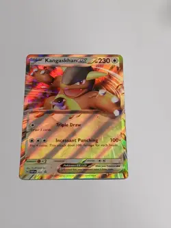 Pokemon Scarlet & Violet Black Star Promo #55 Kangaskhan ex Rare Holo Card NM - Image 1