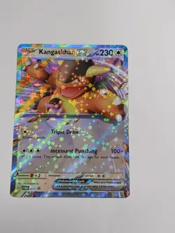 Pokemon Scarlet & Violet Black Star Promo #55 Kangaskhan ex Rare Holo Card NM - Image 2