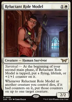 Reluctant Role Model - Non-Foil - DSK - 26 | MTG Card - Image 3