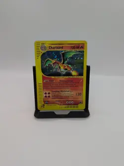 Pokemon Expedition Charizard 6/165 MP Holo Holofoil Swirl Card - Image 1