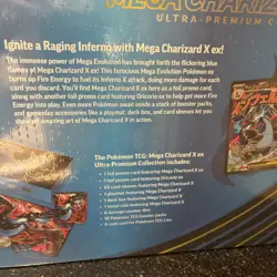 Pokemon TCG Cards Phantasmal Flames Mega Charizard EX UPC Ultra Premium Box - Image 4