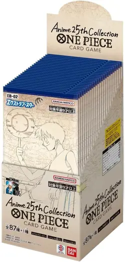 ONE PIECE Card Game Extra Booster Anime 25th Collection Box EB-02 JAPAN - Image 2