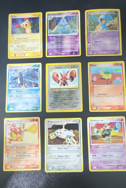 Old Pokemon Vintage Holo Damaged Collection of 9 Cards - Image 1