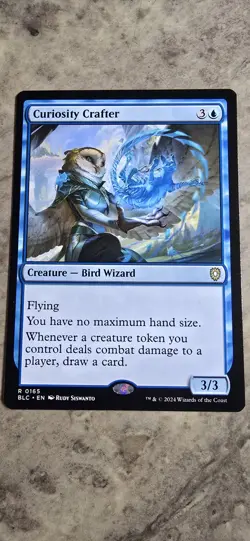 Curiosity Crafter Commander: Bloomburrow Regular Creature Rare MTG NM - Image 1