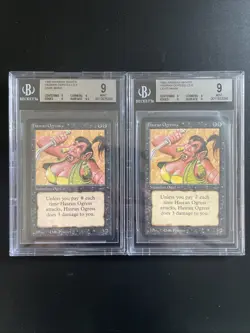 MTG Hasran Ogress (Light and Dark) BGS 9Q/+ Arabian Nights 1993 Graded NM - Image 1