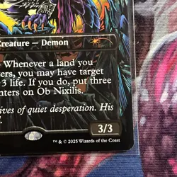 MTG Secret Lair Encyclopedia of Magic the Gathering Ob Nixilis the Fallen MYTHIC - Image 4