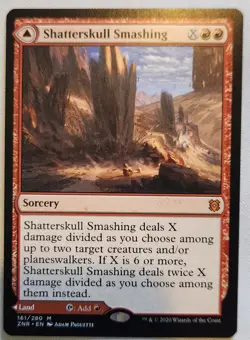 MTG Magic [x1] Shatterskull Smashing [x1] Zendikar Rising M/NM - Image 1
