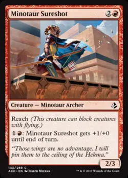 1x Minotaur Sureshot - Foil MTG Amonkhet NM Magic Foil - Image 1