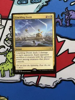 Crackling Doom x1 Mtg Commander 2020 - Image 1
