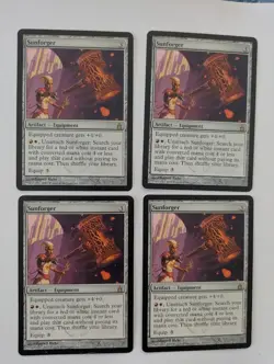 4 Sunforger Ravnica MTG NM Free shipping with tracking - Image 1