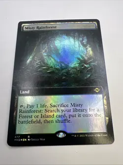 Near Mint x 1 Misty Rainforest - Foil - Extended Art Modern Horizons 2 Variants - Image 1