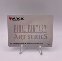 MTG Magic AFIN Final Fantasy Art Series 36/53 Gold Stamp Sin, Spira's Punishment - Image 2