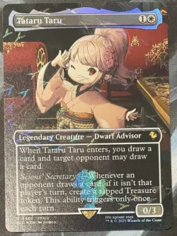 Tataru Taru (Borderless) (Chocobo Track Foil) Commander: Final Fantasy Foil - Image 1