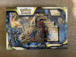 NEW DIALGA VSTAR PREMIUM COLLECTION BOX POKEMON CARDS BOOSTER PACKS TCG - Image 1