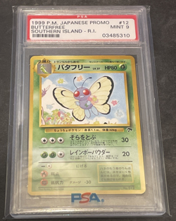 1999 Pokemon Japanese Promo Butterfree Southern Islands PSA 9 03xxxxxx Cert! - Image 1