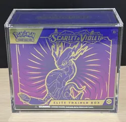 POKEMON SCARLET & VIOLET BASE SEALED ELITE TRAINER BOX ETB W/ CASE SV01 MIRAIDON - Image 1