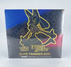 Pokemon TCG: Sword & Shield Crown Zenith Elite Trainer Box - ETB - Sealed 820650851476 - Image 1