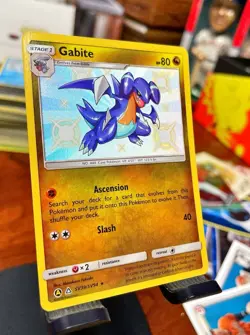 MINT 🔥 Pokemon TCG Gabite SV39/SV94 Shiny Holo Rare Hidden Fates Shiny Vault - Image 2