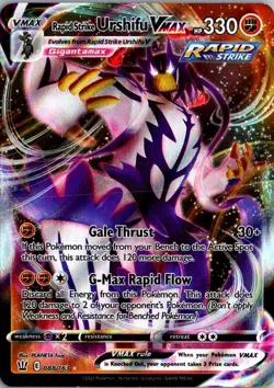 2021 Sword & Shield - Battle Styles Rapid Strike Urshifu VMAX VMAX/Rare Holo - Image 1